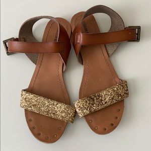 Glitter sandals, target sandals
